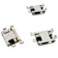 F240 Micro Usb B Type Female Connector Mini Usb Jack Connector For Mobile Phone Charging Socket